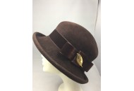Mörkbrun Hatt i fin kvalitét